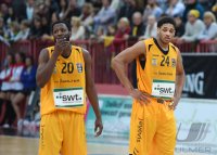 Basketball 1. Bundesliga 14/15 Hauptrunde:  Walter Tigers Tuebingen - Artland Dragons