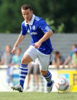 FUSSBALL, 1. BUNDESLIGA, SAISON 2010/2010: Schalke: BAUMJOHANN Einzelaktion