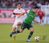 FUSSBALL  1. BUNDESLIGA  09/10   VfB Stuttgart  - SV Werder Bremen