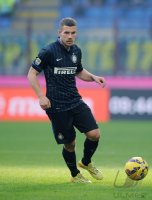 Fussball International Serie A 14/15: Lukas Podolski (Inter Mailand)