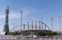 FUSSBALL International FIFA WM 2022 in Katar; Khalifa Stadion