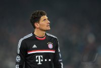 Fussball CHL  Saison 2011/2012: Mario Gomez (FC Bayern Muenchen)