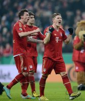FUSSBALL DFB POKAL  Saison 2012/2013:  FC Bayern Muenchen - Borussia Dortmund