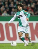 Fussball 1. Bundesliga: Werder, DIEGO Einzelaktion