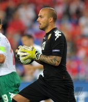 Fussball International EM 2012-Qualifikation:  Nikolay Mihailov (Bulgarien)