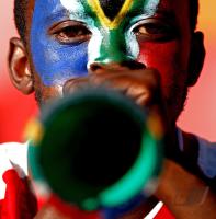 FUSSBALL WM 2010,  Achtelfinale: Uruguay - Suedkorea