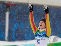 Olympische Spiele 2010 VANCOUVER:  JUBEL RIESCH - SKI ALPIN  FRAUEN