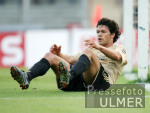 Fussball 1. Bundesliga: FCB, BALLACK am Boden