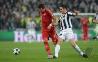 FUSSBALL INTERNATIONAL CHL VIERTELFINALE 12/13: Juventus Turin - FC Bayern Muenchen