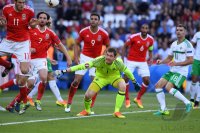 Fussball Europameisterschaft Achtelfinale 2016: Wales - Nordirland