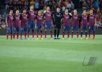 FUSSBALL International 2013/2014: Mannschaftsbild FC Barcelona