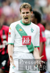 Fussball 1. Bundesliga: Leverkusen - Bremen, KLOSE sauer