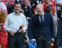 Fussball 1. Bundesliga, Supercup: FC Bayern Muenchen - Borussia Dortmund