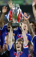 EURO 2000  Finale Jubel Frankreich