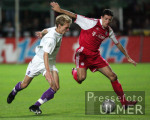 Fussball DFB-Pokal: Osnabrueck - Bayern, Zweikampf