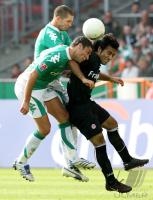 Fussball 1. Bundesliga: Bremen - Frankfurt