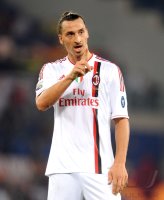 FUSSBALL SERIE A:  Zlatan Ibrahimovic (AC Mailand)