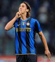 FUSSBALL SERIE A:  JUBEL  Ibrahimovic (Inter Mailand)