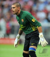 Fussball International Audi Cup 2011:  Torwart Victor Valdes  (Barca)