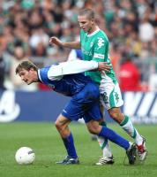 Fussball 1. Bundesliga: Werder - Rostock