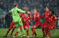FUSSBALL  DFB POKAL SAISON  11/12  HALBFINALE: JUBEL FC Bayern Muenchen