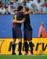 Fussball 1. Bundesliga, Saison 2012/2013: Testspiel Hamburger SV - FC Barcelona
