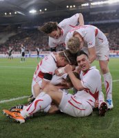 Fussball 1. Bundesliga : JUBEL Georg Niedermeier (VfB Stuttgart)