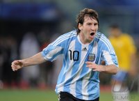 FUSSBALL INTERNATIONAL:  JUBEL Lionel MESSI (Argentinien)