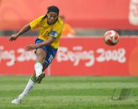 FUSSBALL  Olympia 2008   Vorrunde  Maenner   Brasilien - Belgien