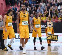 Basketball 1. Bundesliga 16/17 Hauptrunde: Walter Tigers Tuebingen - MHP Riesen Ludwigsburg