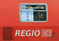 Kinderspielecke im Neigetechnik Zug der Baureihe 611