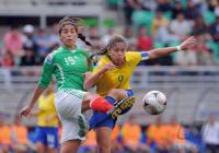 Fussball Frauen FIFA U 20  WM  2008   Mexiko - Brasilien