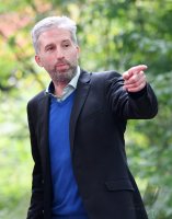 Bundestagswahl 2021 in Tuebingen: Tuebinger Oberbuergermeister Boris Palmer (Die Gruenen)