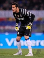 FUSSBALL SERIE A:  Torwart Julio Cesar (Inter Mailand)