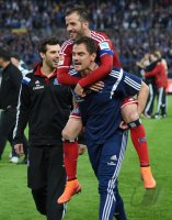 Fussball, 1. Bundesliga  Saison 2014/2015 Relegation: Karlsruher SC - Hamburger SV