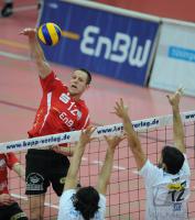 Volleyball  1. Bundesliga  09/10:  ENBW TV Rottenburg - VfB Friedrichshafen