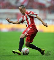 Fussball 1. Bundesliga Saison 2010/2011: Franck Ribery (FC Bayern Muenchen)