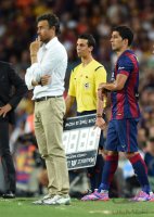 FUSSBALL International 2014/2015: Luis Suarez (Barca)