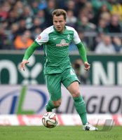 Fussball, 1. Bundesliga  Saison 2014/2015: SV Werder Bremen - Borussia Moenchengladbach