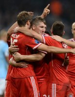 Fussball CHL  Saison 2013/2014:  Manchester City - FC Bayern Muenchen