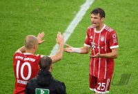 Fussball 1. Bundesliga Saison 17/18: FC Bayern Muenchen - Bayer 04 Leverkusen