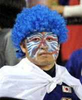 Fussball AFC Asian Cup 2011:  Japan Fan mit Peruecke