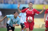 FUSSBALL  Olympia 2008   Vorrunde  Frauen   Argentinien - Kanada