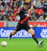 Fussball: 1. Bundesliga Saison 2010/2011: Leverkusen, BALLACK Einzelaktion