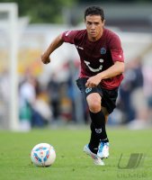 Fussball 1. Bundesliga, Testspiel: Hannover, SCHMIEDEBACH am Ball