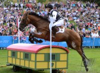 REITEN Olympia 2012: Michael Jung (Deutschland) mit Sam beim Gelaenderitt