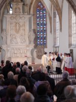 Altarweihe zur Wiedereroeffnung der Suelchenkirche in Rottenburg