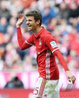 Fussball 1. Bundesliga Saison 2016/2017: FC Bayern Muenchen - Eintracht Frankfurt