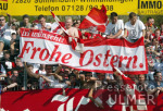 FUSSBALL  SSV Reutlingen - 1. FC Kln; FC Fanplakat