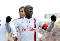 FUSSBALL SERIE A:  JUBEL Clarence Seedorf (AC Mailand)